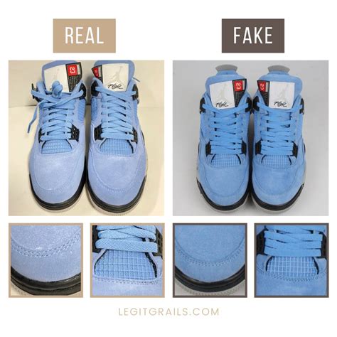 jordan 4 university blue fake|jordan 4 legit check.